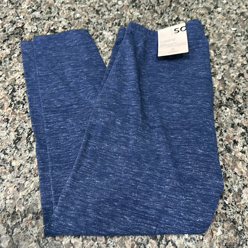 NWT So leggings mid rise navy blue Size XXL